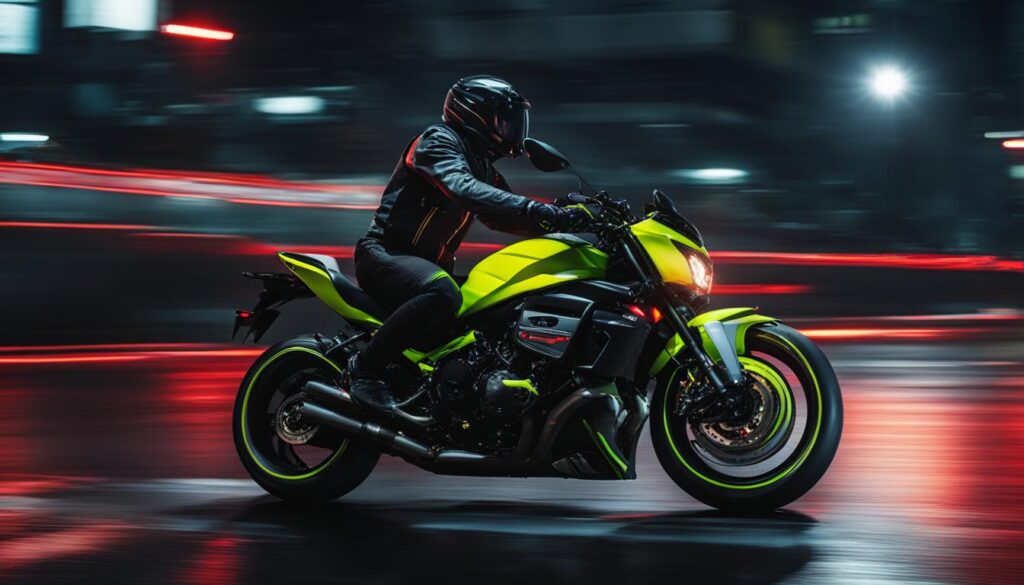 Visibilidad en moto Visibilidad en moto